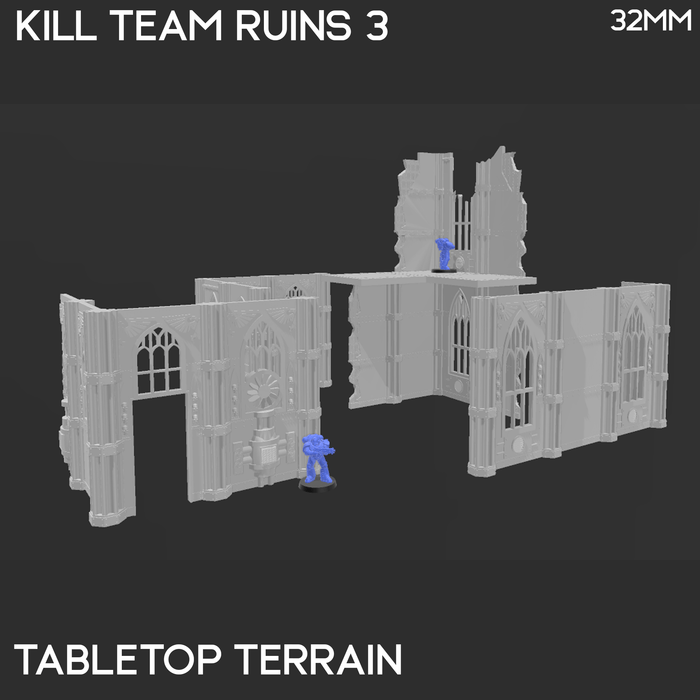 Tabletop Terrain Ruins Kill Team Ruins Sets - Scatter Terrain