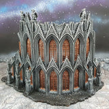 Tabletop Terrain Ruins Ruined Corner with Buttresses - Openlock - 40k Terrain