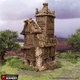 Tabletop Terrain Ruins Ruined Homestead - Hagglethorn Hollow - Fantasy Ruins