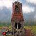 Tabletop Terrain Ruins Ruined Medieval Church - WWII Building
