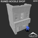 Tabletop Terrain Ruins Ruined Noodle Shop - Marvel Crisis Protocol Ruins Tabletop Terrain