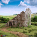 Tabletop Terrain Ruins Ruined Norman Stone Manor - Country & King - Fantasy Historical Ruins
