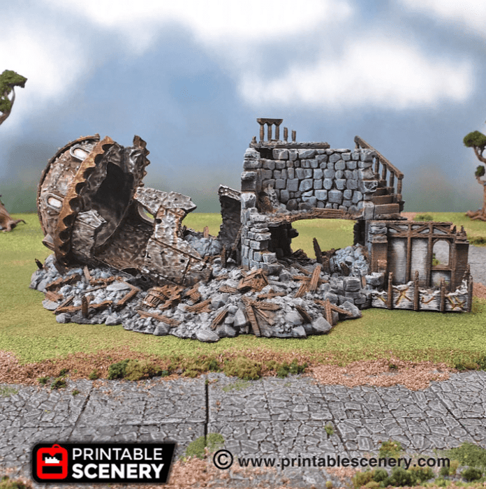 Tabletop Terrain Ruins Ruined Observatory - Fantasy Ruins