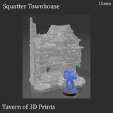 Tabletop Terrain Ruins Squatter Townhouse - Fantasy Ruins