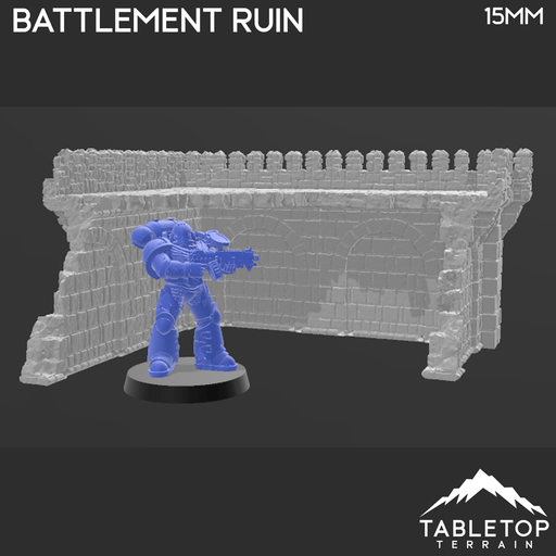 Tabletop Terrain Ruins Ulvheim Battlement Ruins - Fantasy Ruin