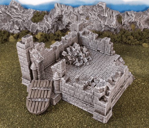 Tabletop Terrain Ruins Ulvheim Ruined Cottage - Fantasy Ruins