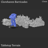 Tabletop Terrain Scatter Terrain Clorehaven Barricades - Scatter Terrain