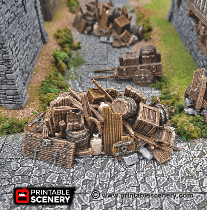 Tabletop Terrain Scatter Terrain Clorehaven Barricades - Scatter Terrain