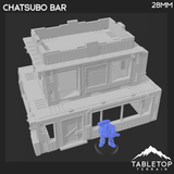 Tabletop Terrain Scatter Terrain Cyberpunk Chatsubo Bar - Star Wars Legion Building