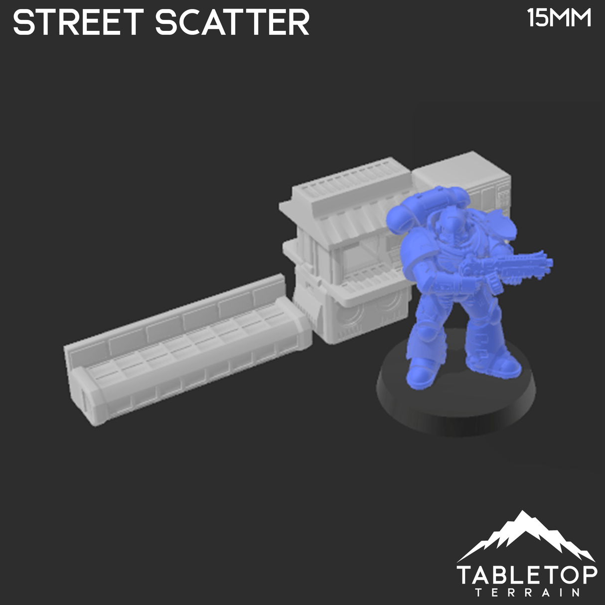 Tabletop Terrain Scatter Terrain Cyberpunk Street Scatter - Star Wars Legion Scatter Terrain