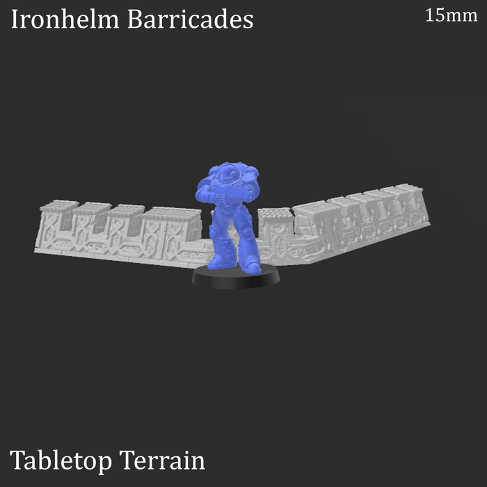 Tabletop Terrain Scatter Terrain Ironhelm Barricades - Fantasy Scatter Terrain Tabletop Terrain