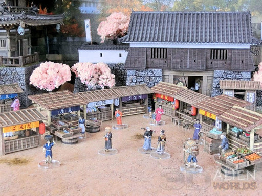 Tabletop Terrain Scatter Terrain Samurai Market Stalls