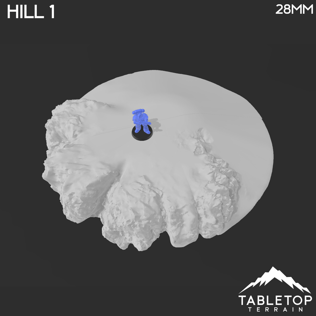 Tabletop Terrain Scatter Terrain Sci-Fi Modular Hills