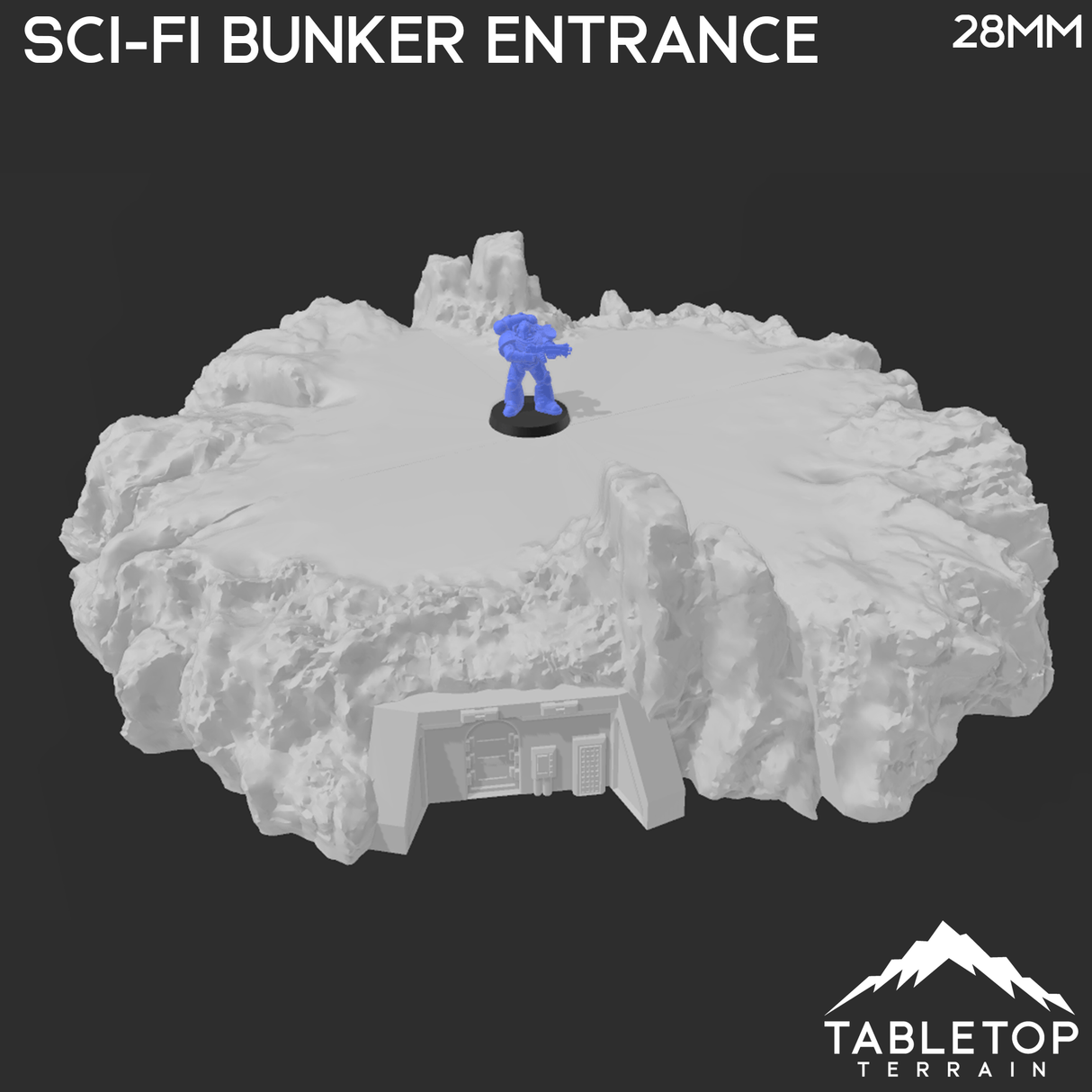 Tabletop Terrain Scatter Terrain Sci-Fi Modular Hills