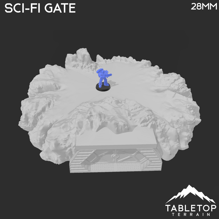 Tabletop Terrain Scatter Terrain Sci-Fi Modular Hills