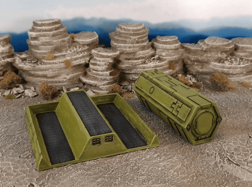 Tabletop Terrain Scatter Terrain Sci-Fi Shipping Containers