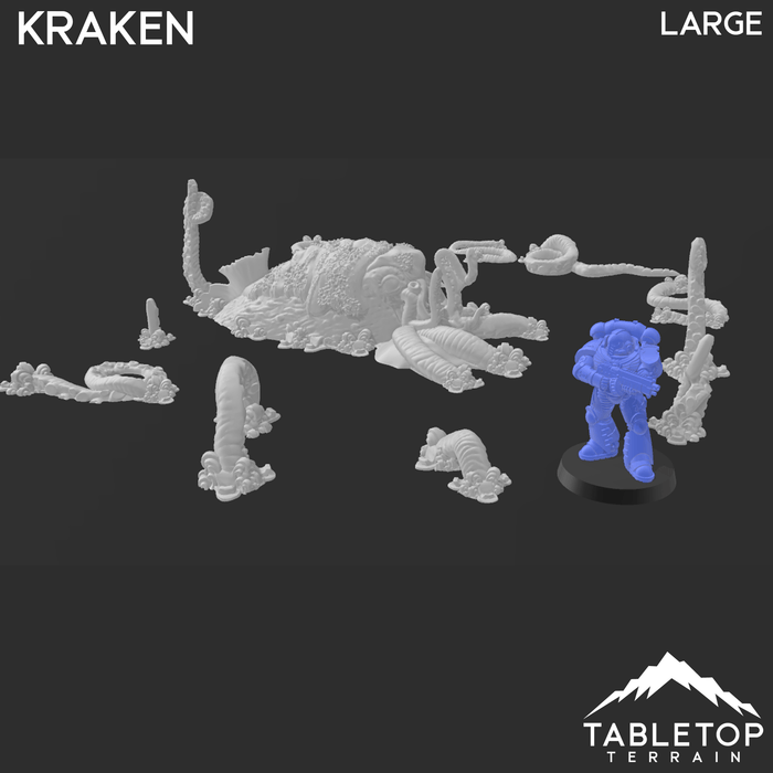 Tabletop Terrain Scatter Terrain The Kraken - Pirate Scatter Terrain