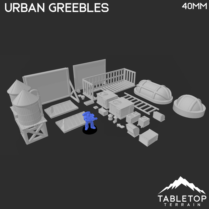 Tabletop Terrain Scatter Terrain Urban Building Greebles - Marvel Crisis Protocol Scatter Terrain