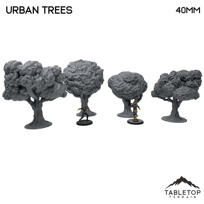 Tabletop Terrain Scatter Terrain Urban Trees - Marvel Crisis Protocol Scatter Terrain