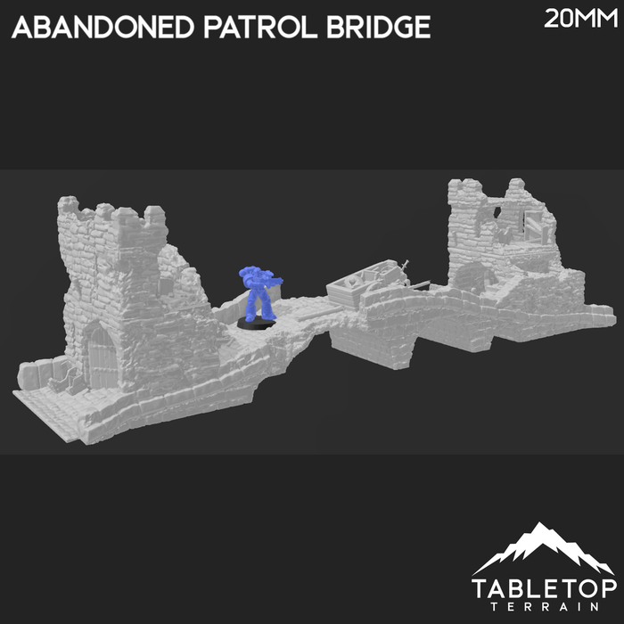 Tabletop Terrain Terrain Abandoned Patrol Bridge Tabletop Terrain