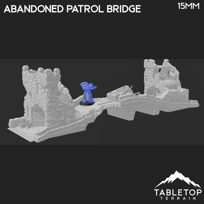 Tabletop Terrain Terrain Abandoned Patrol Bridge Tabletop Terrain