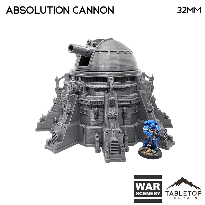 Tabletop Terrain Terrain Absolution Cannon - 40k Terrain