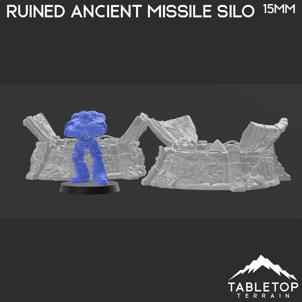 Tabletop Terrain Terrain Ancient Missile Silo - Fantasy Terrain