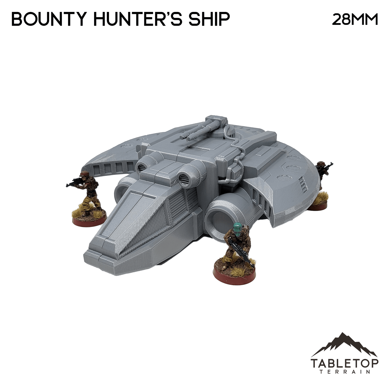 Tabletop Terrain Terrain Bounty Hunter's Ship / Crashed Ship - Star Wars Legion Terrain Tabletop Terrain