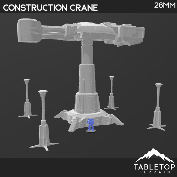 Tabletop Terrain Terrain Construction Crane - Tau 40k Terrain