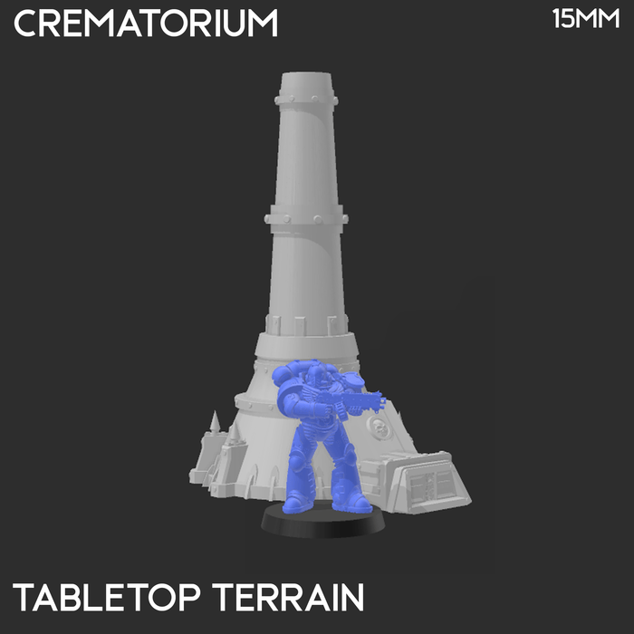 Tabletop Terrain Terrain Crematorium - 40k Terrain