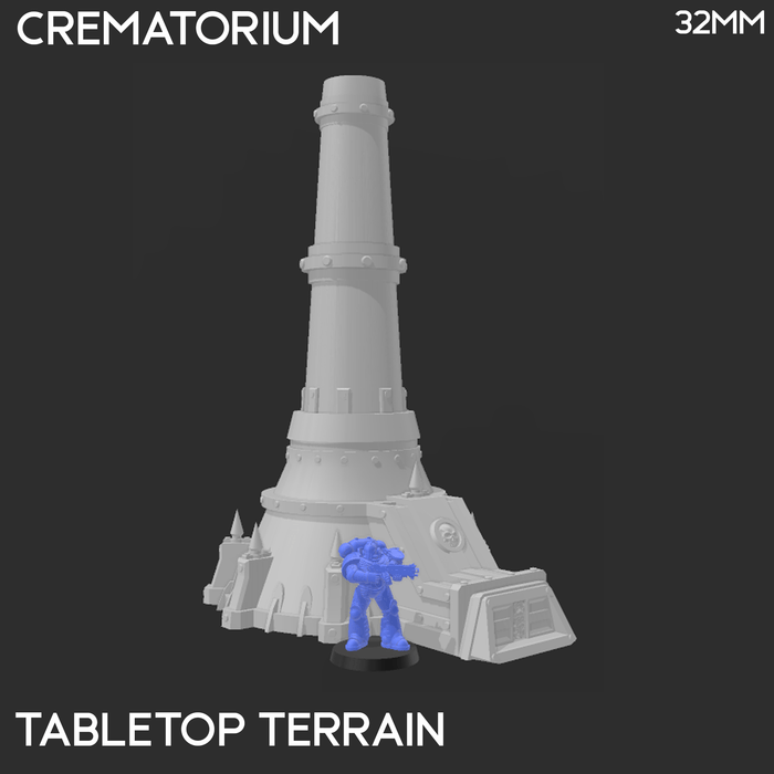 Tabletop Terrain Terrain Crematorium - 40k Terrain
