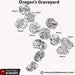 Tabletop Terrain Terrain Dragon's Graveyard - Fantasy Terrain