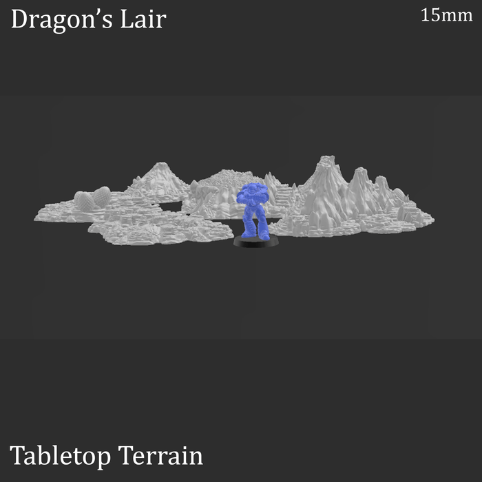 Tabletop Terrain Terrain Dragon's Lair - Fantasy Terrain Tabletop Terrain