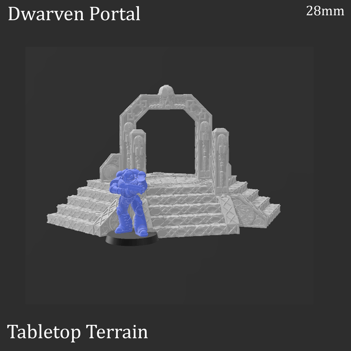 Tabletop Terrain Terrain Dwarven Portal - Fantasy Terrain