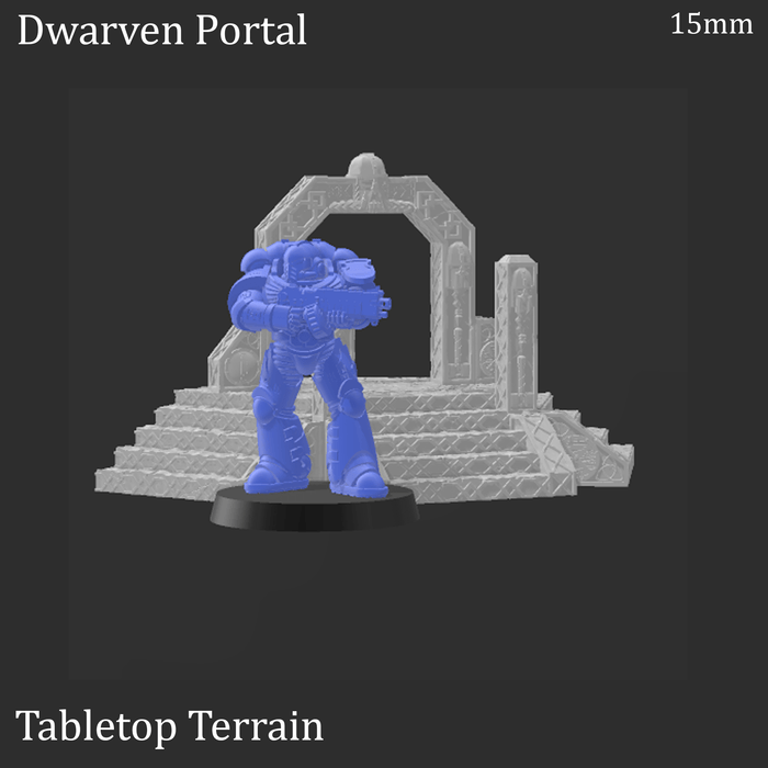 Tabletop Terrain Terrain Dwarven Portal - Fantasy Terrain Tabletop Terrain