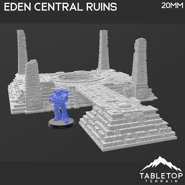 Tabletop Terrain Terrain Eden Central Ruins - Fantasy Terrain