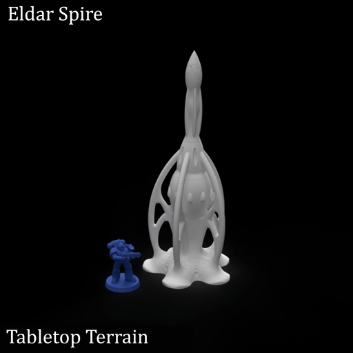 Tabletop Terrain Terrain Eldar Spire - 40k Eldar Terrain