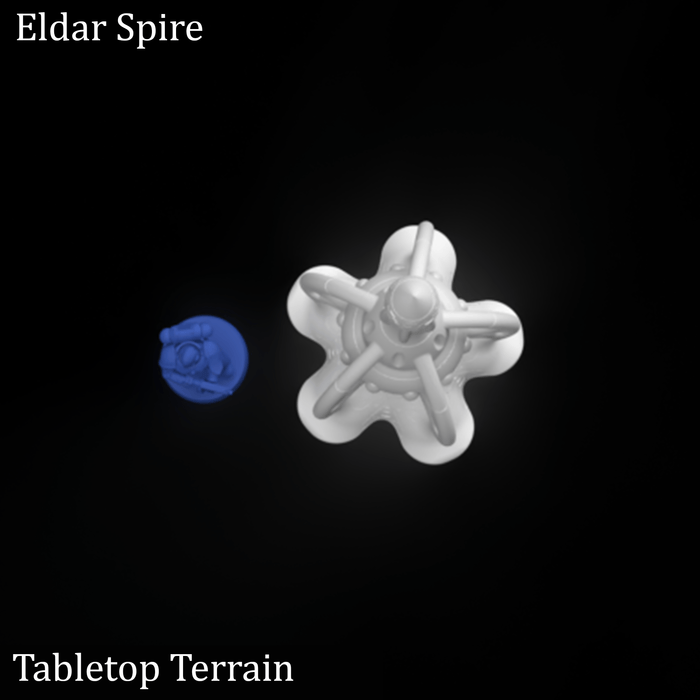 Tabletop Terrain Terrain Eldar Spire - 40k Eldar Terrain