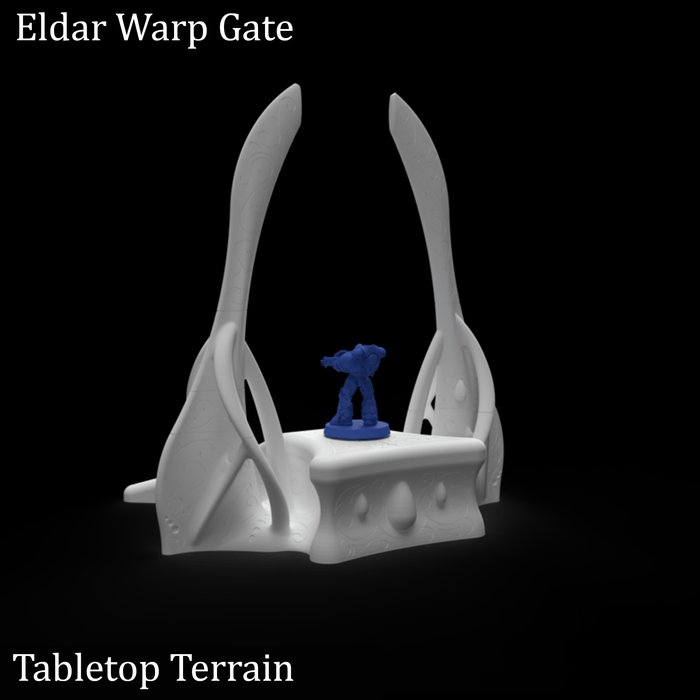 Tabletop Terrain Terrain Eldar Warp Gate - 40k Eldar Terrain