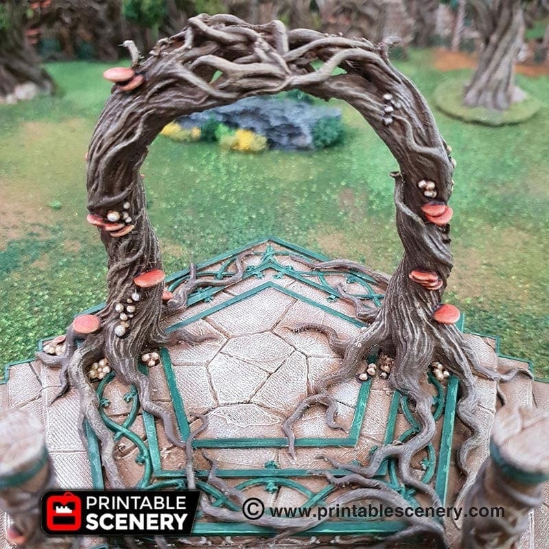 Tabletop Terrain Terrain Elven Portal - Fantasy Terrain