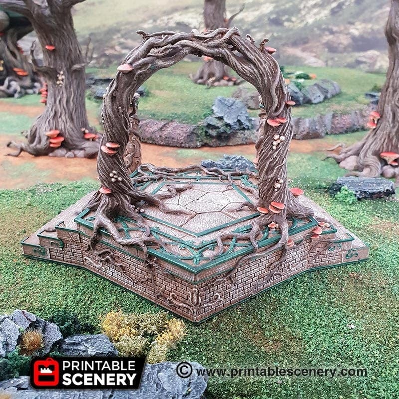 Tabletop Terrain Terrain Elven Portal - Fantasy Terrain