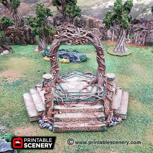 Tabletop Terrain Terrain Elven Portal - Fantasy Terrain