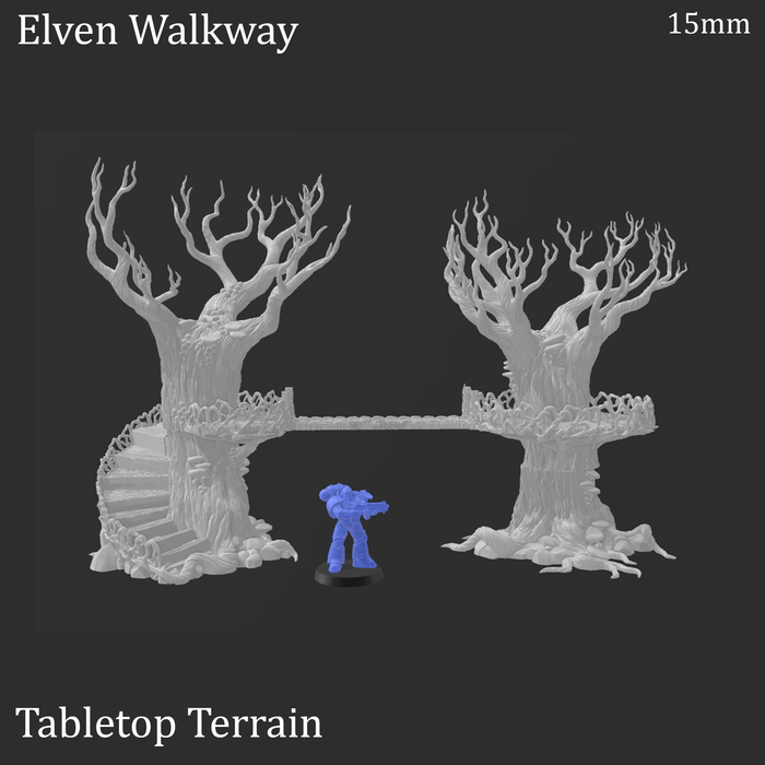 Tabletop Terrain Terrain Elven Walkway - Fantasy Terrain Tabletop Terrain