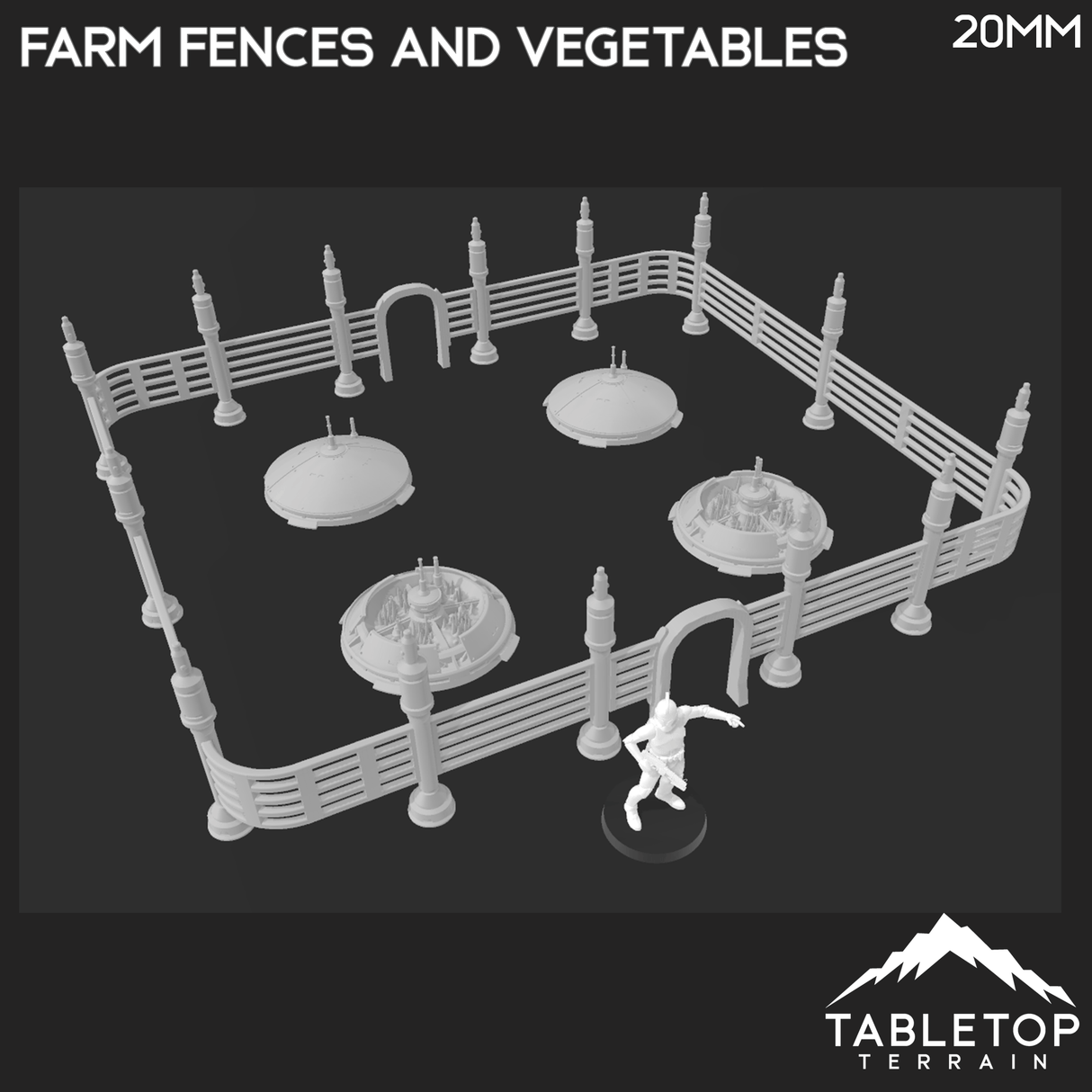 Tabletop Terrain Terrain Farm Fences + Plantations