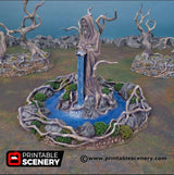 Tabletop Terrain Terrain Feywood Shrine - Fantasy Scatter Terrain