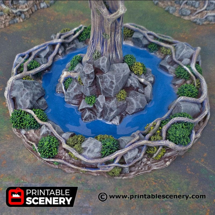 Tabletop Terrain Terrain Feywood Shrine - Fantasy Scatter Terrain Tabletop Terrain