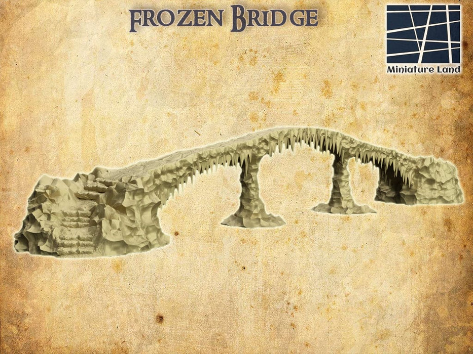 Tabletop Terrain Terrain Frozen Bridge Tabletop Terrain