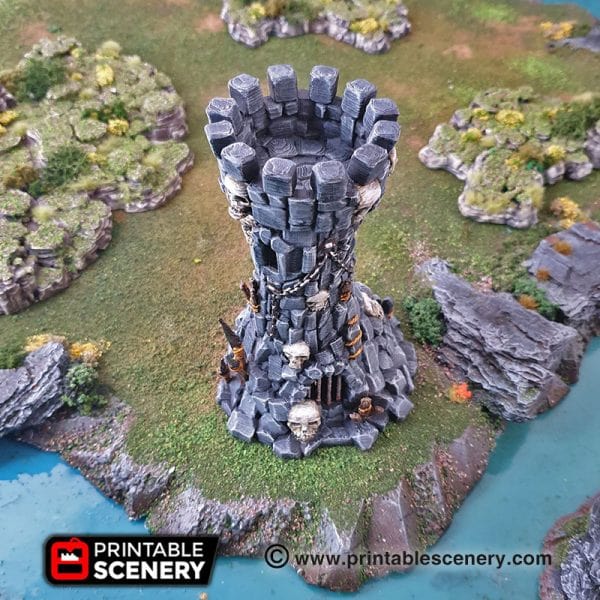 Tabletop Terrain Terrain Goblin Guard Towers - Fantasy Terrain