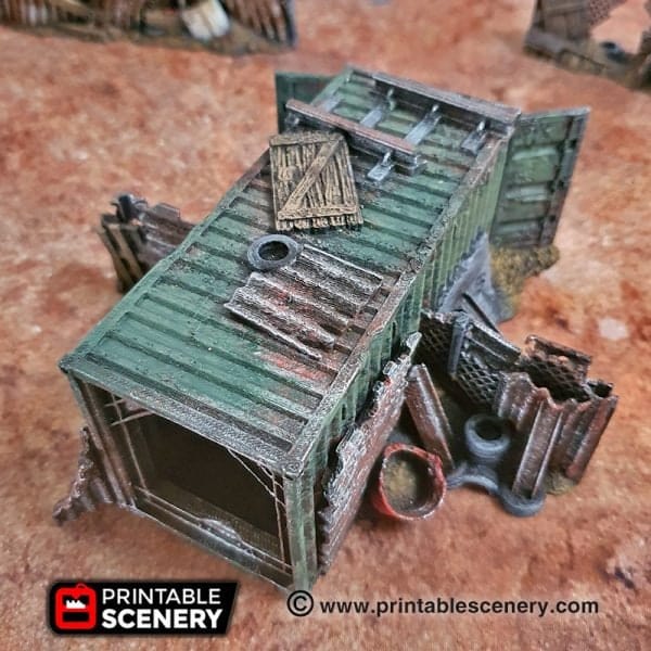 Tabletop Terrain Terrain Junkfort Foot Entrance - Apocalyptic Terrain