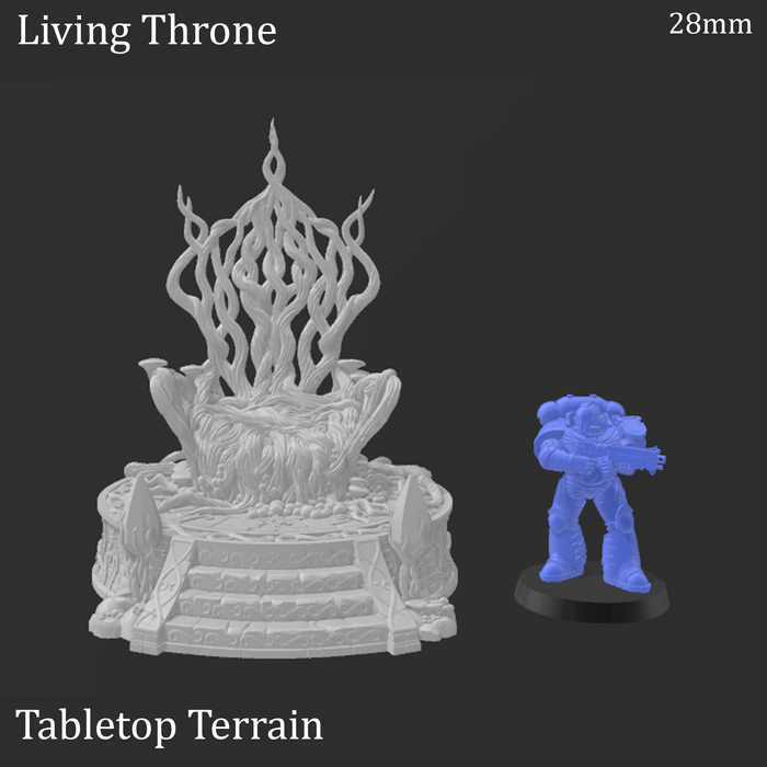 Tabletop Terrain Terrain Living Throne - Fantasy Terrain Tabletop Terrain
